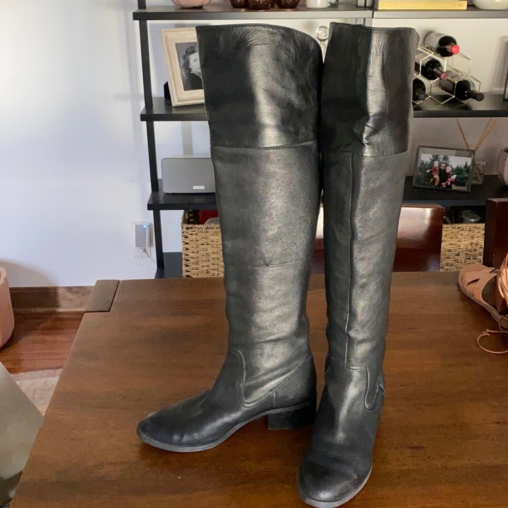 Jessica Simpson Over-knee black boots